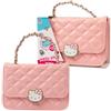 Hello Kitty Giochi Preziosi Borsetta Fashion con Carta di Credito Giocattolo, Colore Rosa, Catenella Color Oro e Rosa e Viso di Hello Kitty Come Bottone di Apertura, per Bambini dai 3 Anni