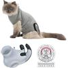 Trixie Body Protettivo per Gatti Grigio Mis. S-M 32-36cm