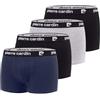 pierre cardin underwear Mutande Boxer Uomo Cotone, Set da 4, Nero B1 (2XL)