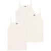 Petit Bateau A0a47 Camicie Bretelle Bambine e Ragazze (Pacco da 3)
