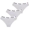 Fila Fi/2/Scx3/Fu6043 Intimo Donna (Pacco da 3)