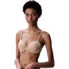 Calvin Klein Donna Reggiseno Scollato Lightly Lined Regolabile, Beige (Cedar), 5B