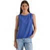 Cecil 3413436 - Camicetta da Donna con Scollo Rotondo e Dettagli a Costine (Confezione da 1), Blu (Deep River Blue), L