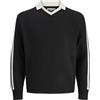 JACK & JONES Jcocrest Knit Football Polo, Nero, XL
