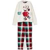 United Colors of Benetton Pig(Maglia+Pant) 3P053P04G Set di Pigiama, Bianco, XS Donna