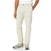 Amazon Essentials Pantaloni Chino da Lavoro da Uomo Anti-Piega e Senza Pince, Vestibilità Aderente, Grigio Pietra, 34W / 29L