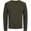 JACK & JONES Pullover | Structure Fit, Semplice, Maniche lunghe, Casual, Temperatura massima di 40°C ciclo delicato