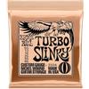 Ernie Ball, Turbo Slinky Nickel Wound, Corde per chitarra elettrica, diametro 9,5-46