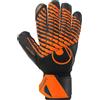 Uhlsport Fm Uhlsport Super Resist+ Hn - nero/arancio fluo, Taglia:10