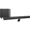 MEDION® Soundbar, 2.1 canali, 2x30 W RMS + subwoofer 60 W RMS, subwoofer wireless, Bluetooth 5.3, HDMI ARC