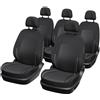 XLC Confezione da 5 coprisedili universali per auto - XLCOVER - Adatti per minivan - Compatibili con airbag - Coprisedili, schienali e poggiatesta