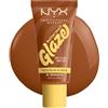 NYX Professional Makeup Fondotinta Illuminante, Per Tutti i Tipi di Pelle, Incarnato Uniforme e Luminoso, Effetto Naturale e Tenuta fino a 12H, Con SPF 30, Buttermelt Glaze, Tonalità: 07 Toffee Butta