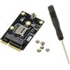 KALEA-INFORMATIQUE Scheda Mini PCIe a M.2 NVMe 2230 2242 e MicroSD TF