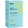Goovi Taste Drain & Go Drenante Zenzero & Lime Integratore Drena e Reintegra, 24 Stick