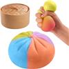 Generico Squishys Ravioli Colori sfumati, New Glitter Dumpling Squishys, Divertente Giocattolo Antistress Bao Bun Con Vaporiera, Adatto agli adulti,Morbida Pallina Antistress Ravioli Spremere Giocattoli