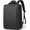 Mixroom - Zaino Porta PC con Scomparto Custodia per Computer Portatile Borsa Laptop Notebook fino ai 15.6 Con Attacco USB Scuola Viaggio Casual Z38 (NERO)