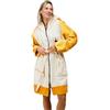 WAVE HAWAII Poncho da surf e bagno con Zip donna & uomo M, 161-183 cm