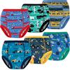 FLYISH DIRECT Mutandine di Apprendimento per vasino, Pantaloni da Allenamento per Bambini con Struttura a 6 Strati, Morbidi e Confortevoli, Auto, 100/3T