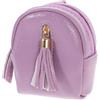 Healvian Borsello per Chiavi Mini Portamonete Cerniera in Pu Raffinato e Pratico, Portachiavi a Forma di Zaino Portatile, Accessorio Creativo per Donna