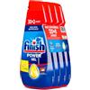 Finish Power Gel, Gel Detersivo per Lavastoviglie Liquido, 50+3 lavaggi, 994 ml, Limone, Pulizia Efficace, Azione Sgrassante