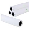 WADOODI Rotolo di carta per plotter CAD di alta qualità, formato ampio, 610 mm x 50 m, 4 rotoli, nucleo da 5,1 cm