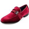 Toocool Scarpe Uomo College Mocassino Calzature Raso Polacchine Eleganti Y119 [40,Bordeaux]