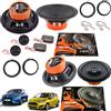 Hertz Evotuning Kit 6 Casse Altoparlanti Hertz DSK165.3 DCX 165.3 Ant+Post Ford Fiesta VI VII