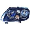 DEPO Faro fanale anteriore Destro TOURAN 2003 >2006 con motorino reg elettrica H7+H7