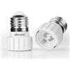 DiCUNO Adattatore da E27 a GU10, Socket Converter Socket Adapter, 2 Pezzi
