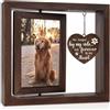 SUNSIERWEI Cornice portafoto in legno con significato commemorativo, regalo per proprietari di cani e gatti, cornice commemorativa per la perdita di animali domestici, regalo di simpatia, decorazione da tavolo