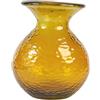 Villa Altachiara Vaso fiori in vetro riciclato giallo, trasparenze luminose, cm 20x23,5, Design Moderno e Elegante, Ideale come Portafiori, Centrotavola o Decorazione per Casa, modello Balloon