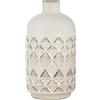 Villa Altachiara Vaso fiori, Bottiglia Beige Con Intarsi, 24 Cm, vasi per piante da interno Per Arredamento Casa, Sopramobili Moderni E Decorazioni, Linea Occidente