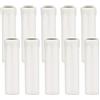 DiCUNO E14 Portalampada Candela, 25x100MM Finta candela Bianco, 10 Pezzi