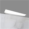 kalb Material für Möbel Lampada per specchio a LED 450 mm Lampada da bagno Luce per bagno Luce per specchio Lampada a sospensione, colore della luce: bianco caldo