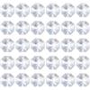 PATIKIL Pendenti in Cristallo K9 a Forma Ottagono con 2 Fori, 60Pz 16mm, Prismi per Lampadari Parti Ornamenti Perline Pendenti per Decorazioni Artigianali Fai-Da-Te, Trasparente