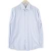 Suitsupply Camicia Uomo Traveller Blu L Slim Cotone 100% A Quadri Maniche Lunghe