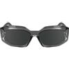 KARL LAGERFELD Women's Sunglasses KL6167S - Grey with Solid Smoke Lens