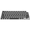 kwmobile Protezione Tastiera Americana Compatibile con Apple Macbook Air 13 M4 2025 A3240 - Cover Tastiera Inglese US Copertina Silicone nero