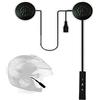 GEZICHTA - Cuffie Bluetooth per casco moto, anti-interferenza, senza fili, Bluetooth, antivento, vivavoce, casco da moto