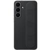 Samsung Standing Grip Case cover con cinturino e funzione cavalletto per Galaxy S25 FE, Black