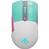 ASUS TUF Gaming Hatsune Miku Edition Mini mouse wireless - per destrorsi, 65 g, leggero, compatto, connettività tri-mode, DPI 12K, batteria fino a 134 ore, logo RGB Miku, supporto PC/Mac - Aqua