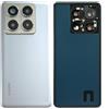 SGV Copribatteria Xiaomi 14T Pro cover posteriore di ricambio con vetro della fotocamera, logo e marcatura CE Case Mi 14T Pro OEM (grigio)