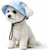 Shyllin Berretto Baseball Cani, Regolabile Cappello Baseball Gatti, con Fori per Orecchie, Cappello Sole Gatti, Visiera Animali Domestici, Cappellino Protezione Sole Cani, Berretto Sole Cane (BS)