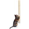 xympo Tiragraffi da Parete per Gatti 86,4 cm | Palo Tiragraffi in Sisal Naturale | Tiragraffi Verticale per Gatti | Soluzione Salvaspazio da Parete | Gatti Moderno e Resistente