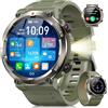 Blackview Smartwatch Uomo, 1.45" Smartwatch Militare Uomo Fitness con Chiamate Bluetooth Orologio Intelligente 100+ Modalità Sportive/Cardiofrequenzimetro/SpO2/Torcia/Bussola per Android iOS
