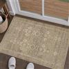 PureCozy Tappetino da Pavimento Lavabile Marrone Chiaro 60x90cm, Piccolo per L'Ingresso, Vintage, a Pelo Corto, Antiscivolo, Stile Boho, per Corridoio, Bagno, Cucina