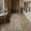 PureCozy Passatoia Lavabile Marrone per Corridoio 60x180cm, Vintage per Living Room, a Pelo Corto, Antiscivolo, Morbido, Stile Boho Retro per Cucina, Camera da Letto, Sala da Pranzo