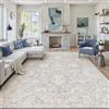 PureCozy Tappeto Salotto 200x300cm Blu Tappeto Camera da Letto Lavabile Antiscivolo Grande Tappeti Sala Cameretta Soggiorno Ufficio Carpet Pelo Corto Morbido Rug