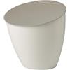 Mepal - Cestino per Rifiuti Organici Calypso - Piccolo Contenitore per Rifiuti con Coperchio - Ideale per l'Organizzazione della Cucina - Lavabile in Lavastoviglie - 2200 ml - Nordic white