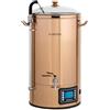 Klarstein Mundschenk - Kit Birra Artigianale Completo, Fermentatore con Filtri, Elemento Riscaldante, Rame, 30 L